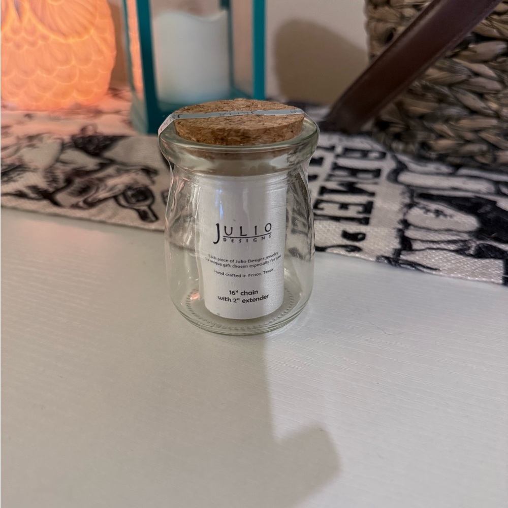 Julio Designs 16 inch necklace in a jar